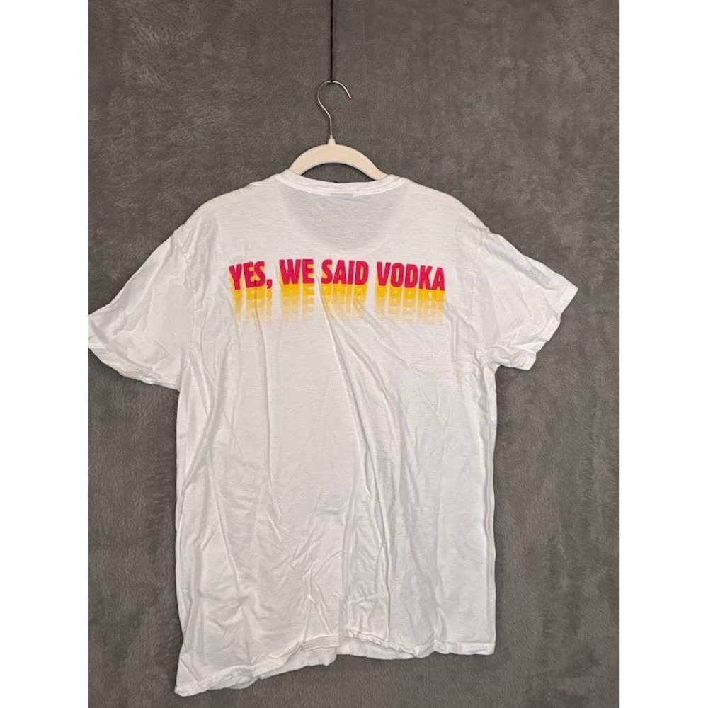 Natural Light Lemonade Flavored Vodka Yes We Said Vodka T Shirt L G White